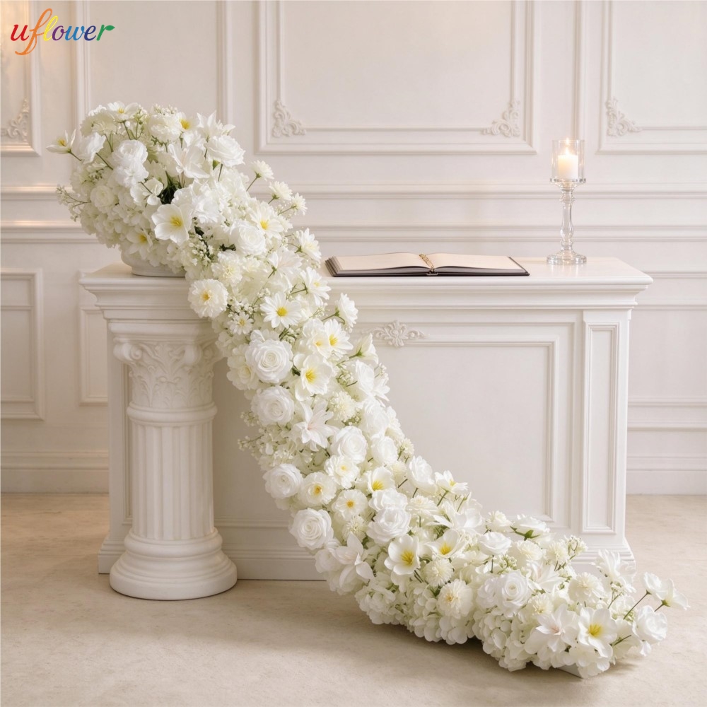 Guirnalda de Flores Artificial - Table Runner reseña y precio