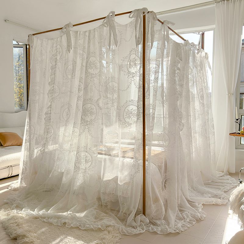 Mosquitera de encaje romántico - Curtain Curtain reseña y precio
