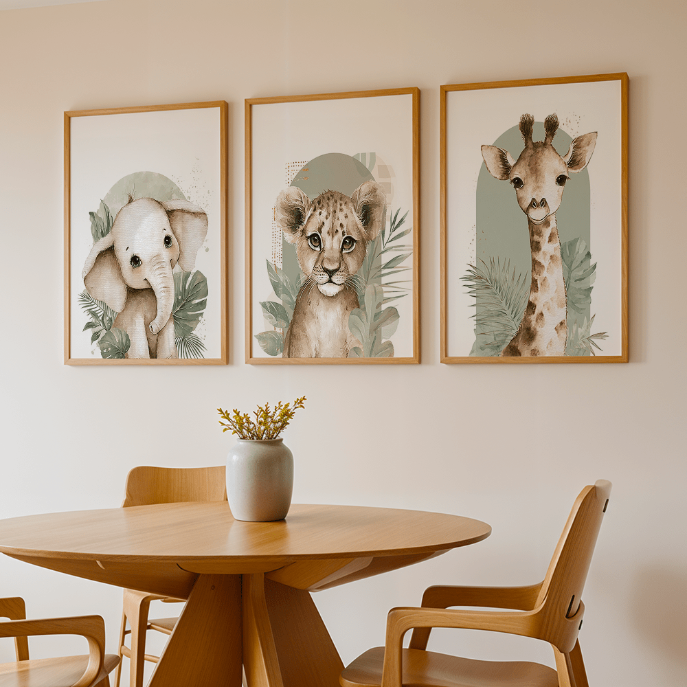 Juego de 3 Cuadros Decorativos - Abstract Canvas Set reseña y precio