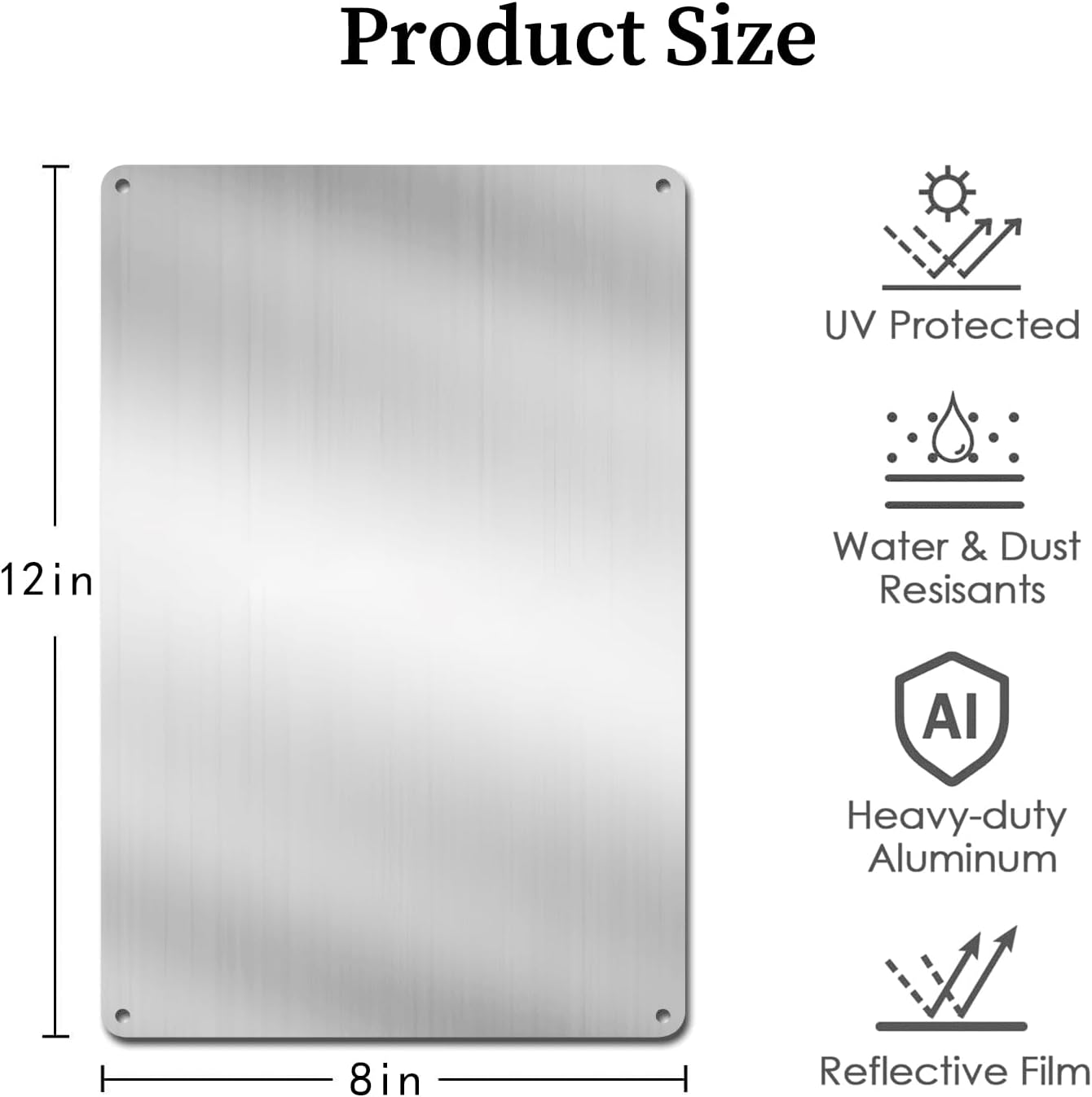 Letrero metálico azul de estil - Wall Art reseña y precio