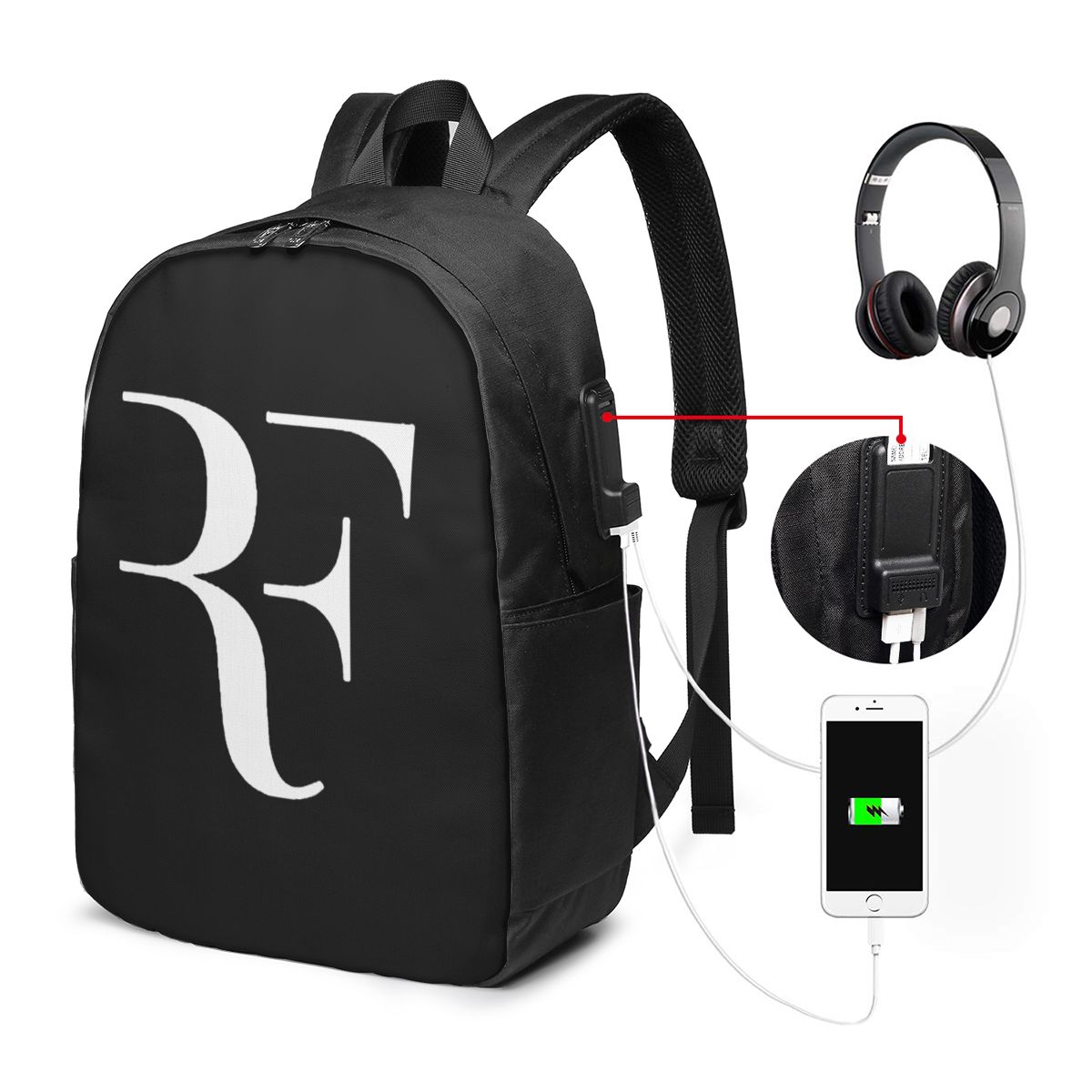 Mochila Roger Federer, bolsa d - Wall Sticker reseña y precio