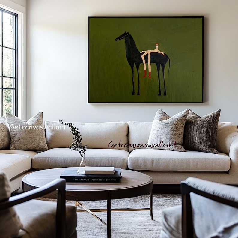 Cuadro moderno abstracto de ca - Interior Design Living Room reseña y precio