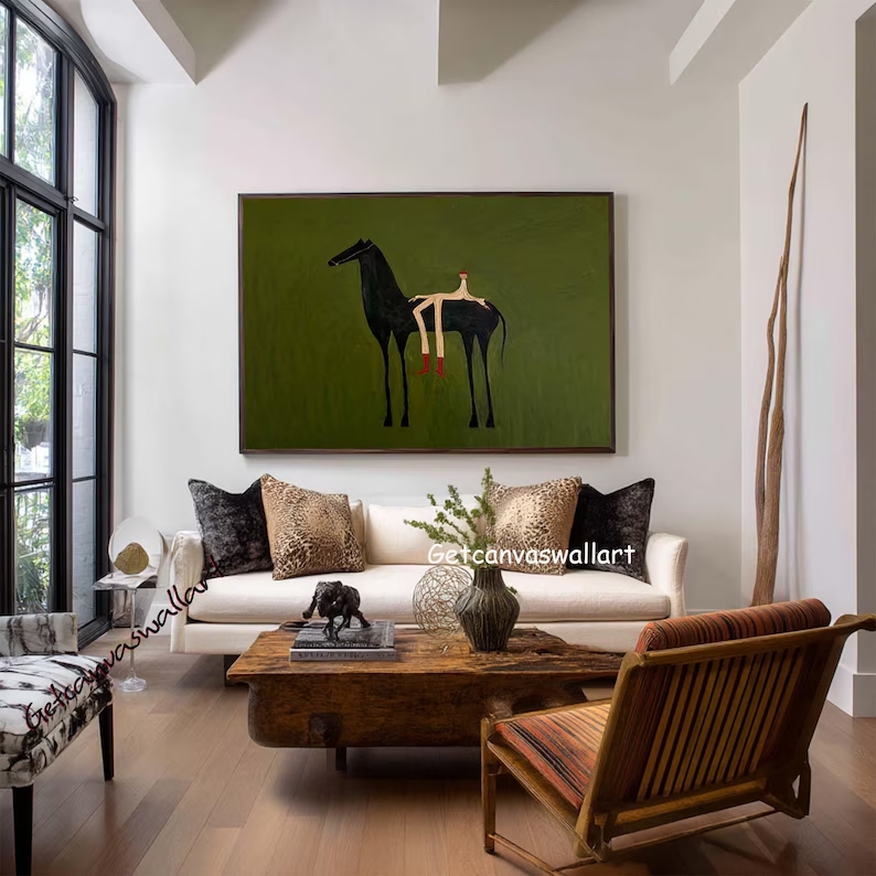 Cuadro moderno abstracto de ca - Interior Design Living Room reseña y precio